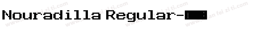 Nouradilla Regular字体转换